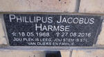 HARMSE Phillipus Jacobus 1968-2016