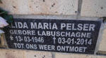 PELSER Alida Maria nee LABUSCHAGNE 1946-2014