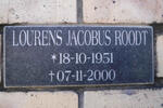 ROODT Lourens Jacobus 1951-2000