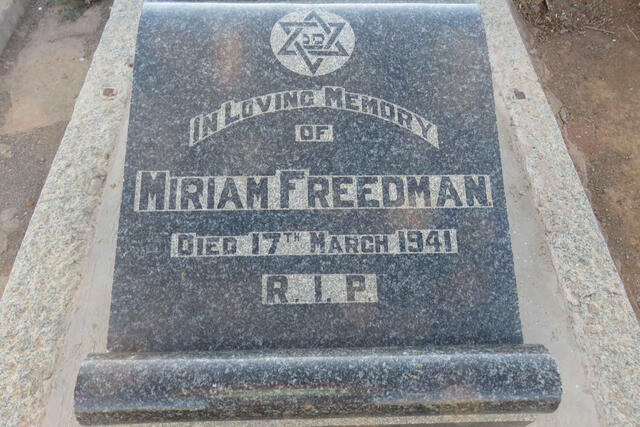 FREEDMAN Miriam -1941