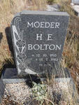 BOLTON H.E. 1910-1983
