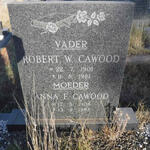 CAWOOD Robert W. 1901-1981 & Anna F. 1906-1992