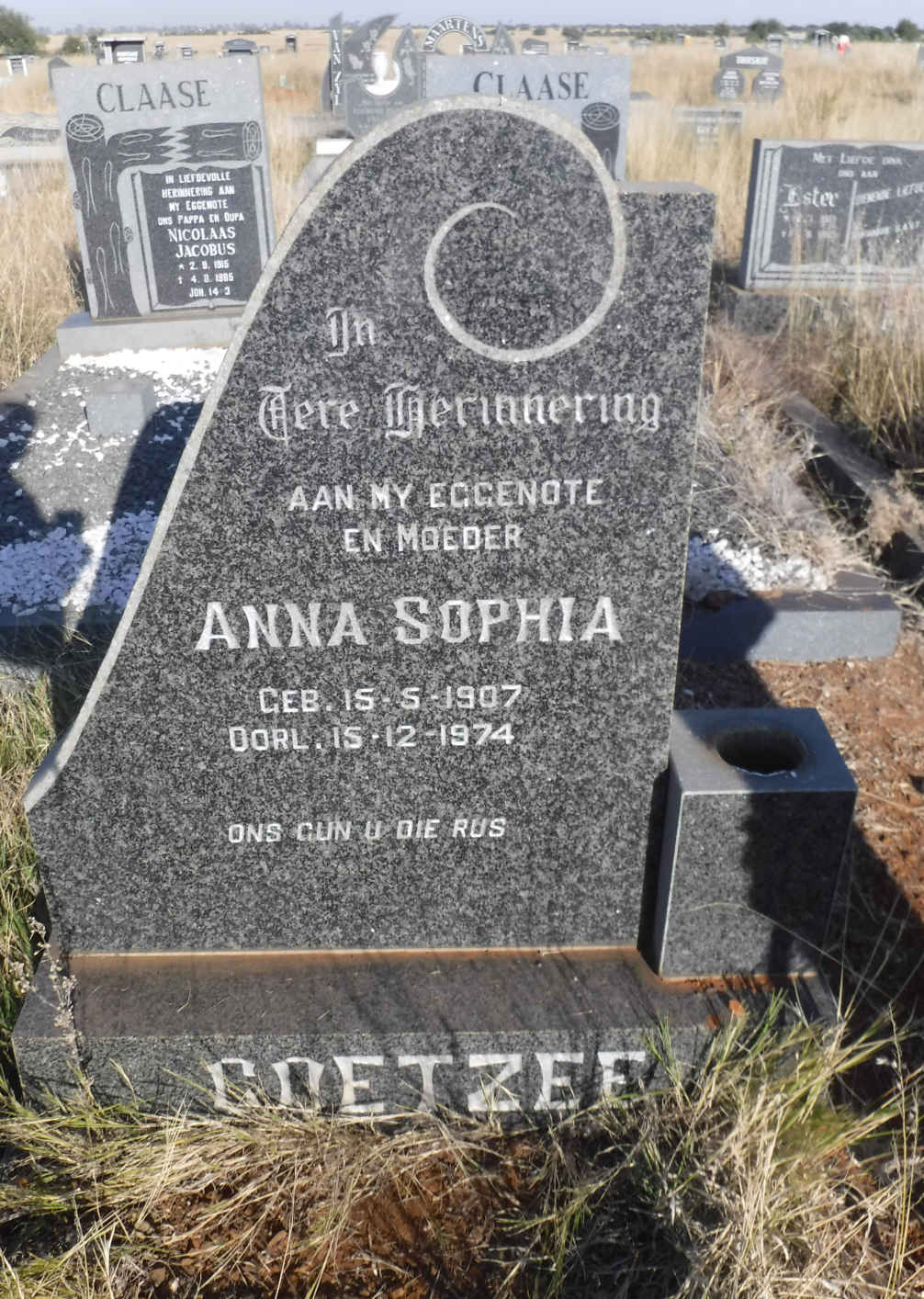 COETZEE Anna Sophia 1907-1974