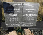 ? Philippus 1913-1993 & Levina Catherina 1919-2015