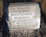 GELDENHUYS Maria Elizabeth nee DREYER 1892-1952