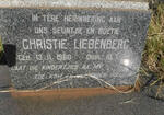 LIEBENBERG Christie 1960-1961