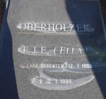 OBERHOLZER  E.J.E. nee VAN DEVENTER 1909-1999