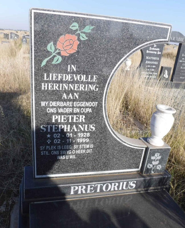 PRETORIUS Pieter Stephanus 1928-1999