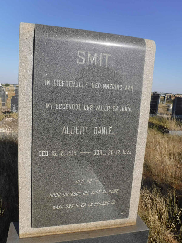 SMIT Albert Daniel 1916-1973