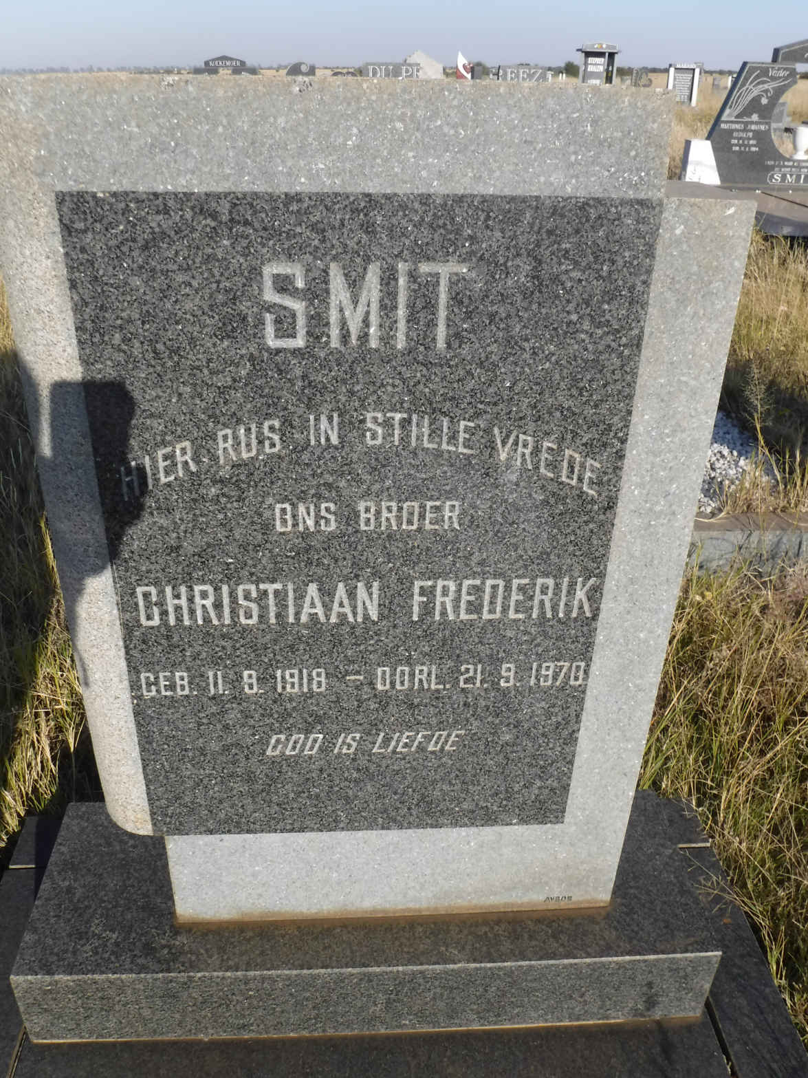 SMIT Christiaan Frederik 1918-1970
