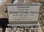 JORDAAN Johannes Stefanus 1870-1942
