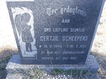SCHEEPERS Gertjie 1940-1952