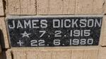 DICKSON James 1915-1980