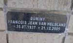 DUMINY Francois Jean van Helsland 1937-2005