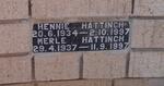HATTINGH Hennie 1934-1997 & Merle 1937-1997
