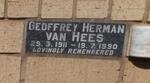 HEES Geoffrey Herman, van 1911-1990