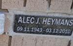 HEYMANS Alec J. 1943-2010