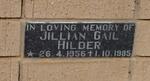HILDER Jillian Gail 1956-1985