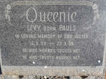 LEVY Queenie nee PAULS 1898-1959