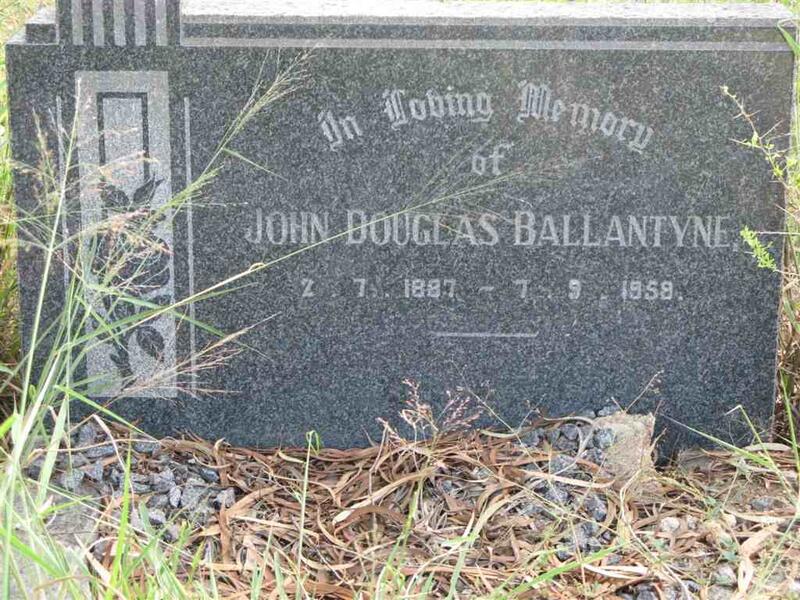 BALLANTYNE John Douglas 1887-1958