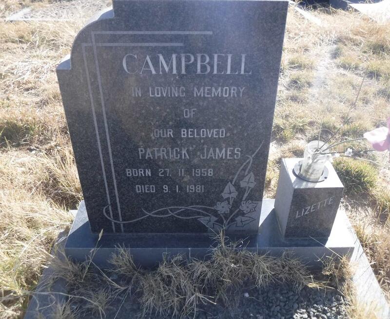 CAMPBELL Patrick James 1958-1981