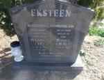 EKSTEEN J.P. 1923-1999 & N.M. 1922-