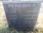 FERREIRA Essias Renier 1932-2002 & Wilhelmina Hendrika 1935-