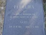 FERREIRA Gert 1931-1982