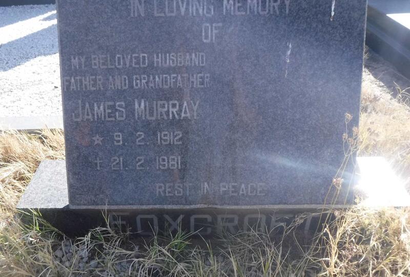 FOXCROFT James Murray 1912-1981