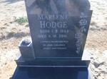 HODGE Marlene 1946-2001