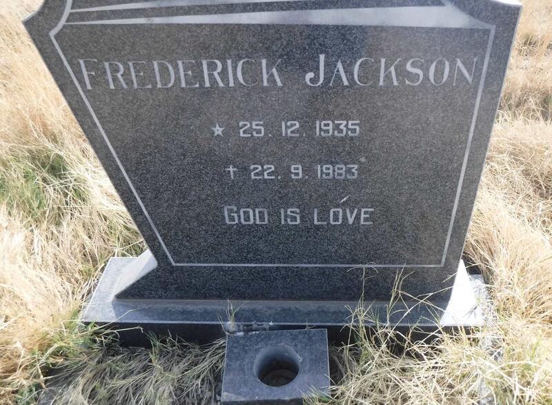 JACKSON Frederick 1935-1983