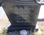 JACKSON Martha Maria 1939-1984