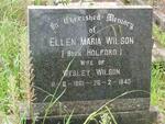 WILSON Ellen Maria nee HOLFORD 1861-1943