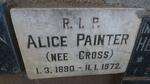 PAINTER Alice nee CROSS 1890-1972