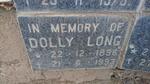 LONG Dolly 1896-1993