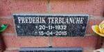 TERBLANCHE Frederik 1932-2015