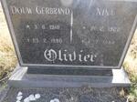 OLIVIER Douw Gerbrand 1918-1990 & Nina 1928-1994