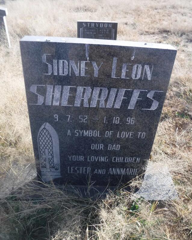 SHERRIFS Sidney Leon 1952-1996