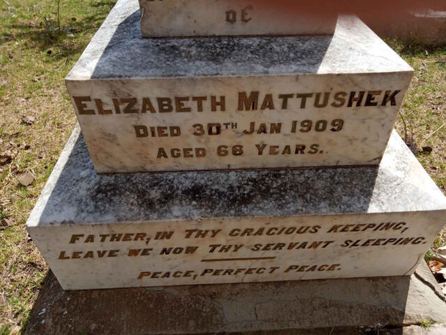 MATTUSHEK Elizabeth -1909
