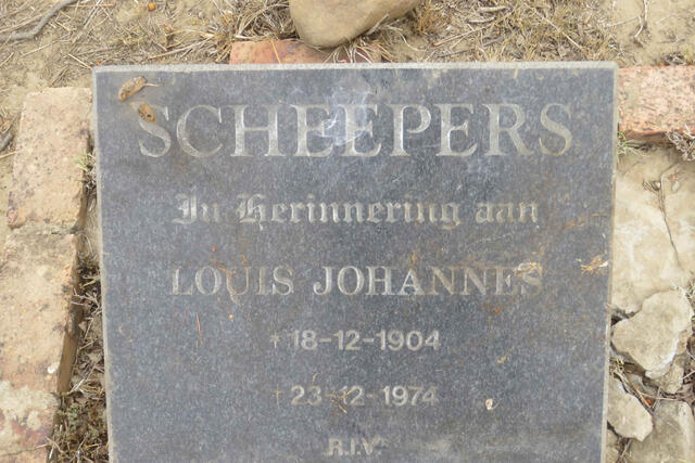SCHEEPERS Louis Johannes 1904-1974