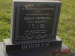 BOSMAN Gerda Georgina nee BLIGNAUT 1927-2002