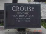 CROUSE Hendrik van Huyssteen 1928-1982