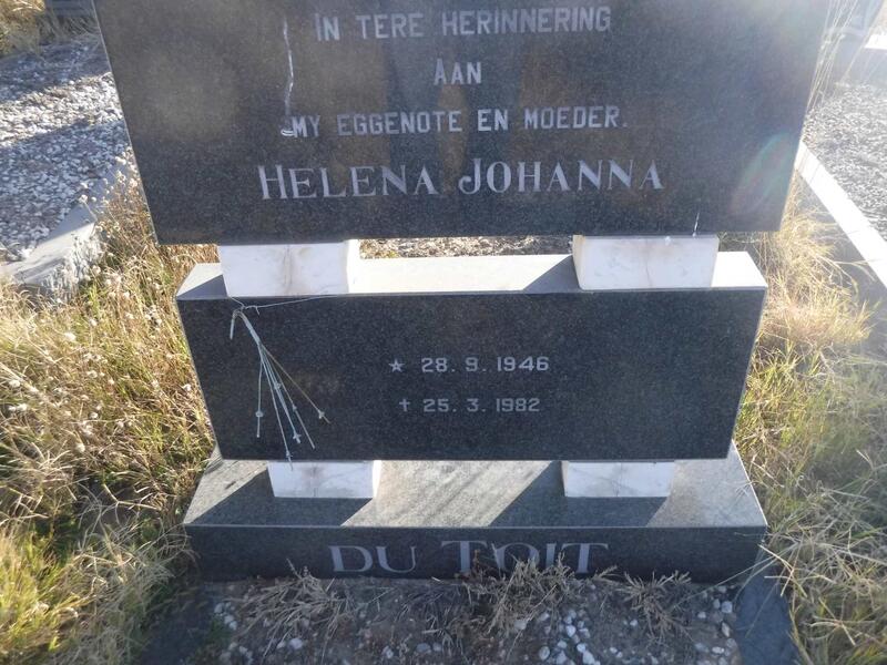 TOIT Helena Johanna, du 1946-1982
