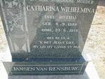 RENSBURG Johannes Erasmus Petrus, Janse van 1883-1960 & Catharina Wilhelmina BOTHA 1888-1955