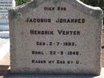 VENTER Jacobus Johannes Hendrik 1883-1948