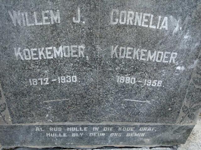 KOEKEMOER Willem J. 1872-1930 & Cornelia 1880-1958