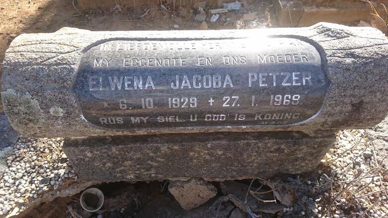 PETZER Elwena Jacoba 1929-1969