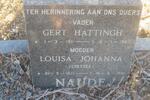 NAUDE Gert Hattingh 1911-1963 & Louisa Johanna COETZEE 1921-1981
