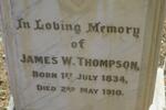 THOMPSON James W. 1834-1910