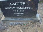 SMUTS Hester Elizabeth 1920-1997